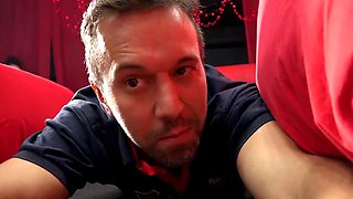 Dieter Von Stein Pounds Mandy Mysterys Pussy While Titus Steel Fucks Her Tits