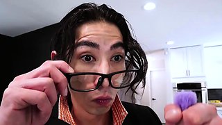 Bosses big dick sucked by sexy barmaids at his home