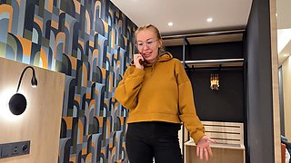 Step Mom Wakes Up Grinding on Stepson in Shared Bed - Creampie Ensues!