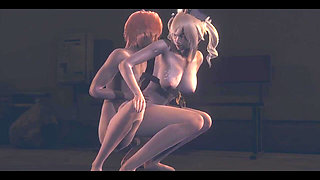 Genshin Impact Hentai - Barbara Fucked Several Times at the Street - Japanese Asian Manga Anime Film Game Porn