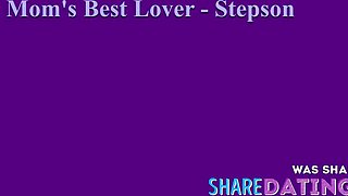 Big-titted Brunette Stepmom with Saggy Tits Loves Her Stepson's Big Cock - Big natural tits and big ass