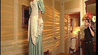 Blonde German Hot Mom with Bubble Butt Rides Huge Cock in Vintage