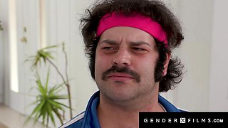 Russian Hunk Smashes Trans Babe Brittney Kade in Wild A