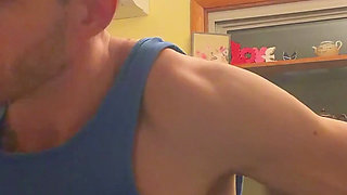 Bend Emo Girl Over Kitchen. Stool in Bright Airy Kitchen Dirty Talk Whole Time