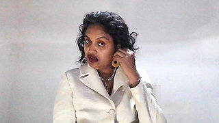 Step mother's home work with step son while husband was away