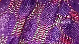 Sexy Cooking in Blouse Petticoat & Pussy Show