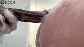 Stepdad's huge BBC pounds stepdaughter's tight ass in shower while mom is gone - Teens Love Bbc hardcore anal