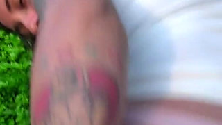 Challenge in a Park: Pregnant Girl Agrees to Use an Anal Plug