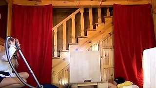 Trampling And Vacuuming By French Maid Alina – ABALLS AND