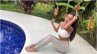 My Yoga Teacher Runs In My Mouth