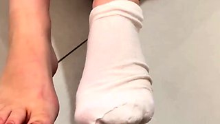 Step sister doing anal and drinking post-workout milk