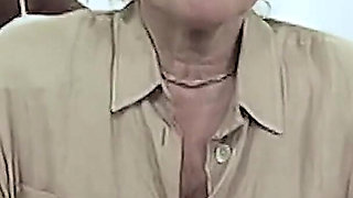 granny is horny for stiff cum cock