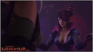 Cammy And Juri Lesbian Foot Tickle Domination