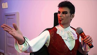 Big boobed 3D visual novel gameplay experience