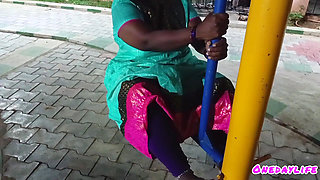 Teenage boy tries to have sex with Tamil married woman exercising at playground