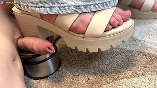 She Crushed His Fucking Testicles with Her Dirty Heels! Blue Balls - Dave Moon - Mia - Bbusting (ballbusting)