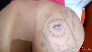 Sabrina Strong with the Gg Butt of the Strong Couple and German Tattoo Artist