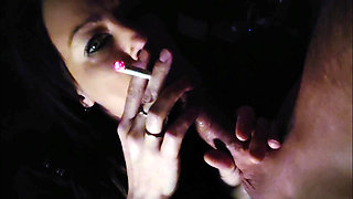 Smoking Blowjob in the Dark