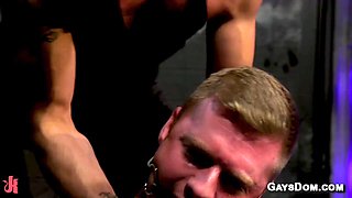 Gay Sean Holmes bound and edged