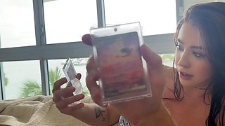CHEATING ON MY GIRLFRIEND with my big titty FREAKY step sis