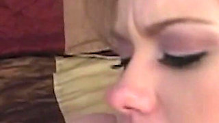 Alissa Indulges in Fun Teasing and BBC Tasting While on the Bed with New Boyfriend.
