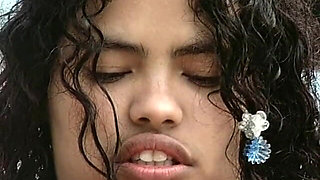 Latina in Pool Double Penetration