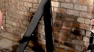 Stripped, Whipped, and Broken Prisoner Slave Mila Faces Humiliation and Corporal Punishment in Prison Interrogation