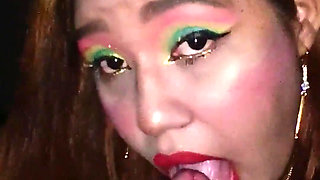 Fucking Busty Redhead Teen Latina's Boobs