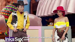 Toy Story Parody Horny Toys Fuck The Cowgirl While The Owner Is Away