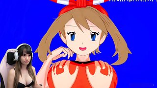 Anime cosplay adventures with Pokemon, Naruto, and Overwatch in a wild remix