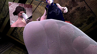 3D Horny Slut Babe Cheating with Big Dick Stranger