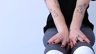 White Socks Goddess in the Gym