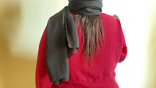 Fucking a Beautiful Maid with Big Ass in Saudi Arabia When She Cleaning Bed Room - Ass Fuck & Cum