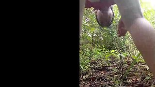 Fresh Instagram Viral Desi outdoor hard-core MMS of a insane nymph frigging in a jungle