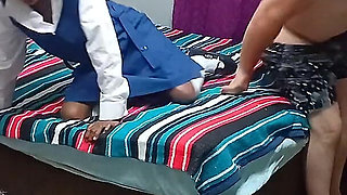 Black 18 Year Old School Girl Sucks Johnny's Cock in School Uniform