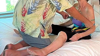 1980's Workout Video - in Gym and Bedroom