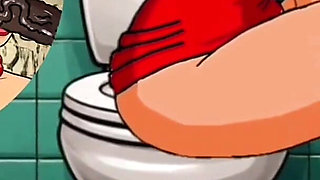 Gloryhole: Married Housewife Fucked in the Mouth and Asshole in a Dirty Public Toilet.
