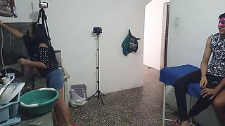 I Was Visiting My Neighbor And Then The Man I Like So Much Arrived To Make Us Morbid