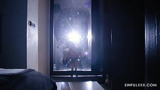 Need a Hand? Maid Lady Lyne finds Michael Fly tied to the bed by SinfulXXX