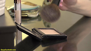 Blindfold Anal in Front of Cuckolding Boyfriend