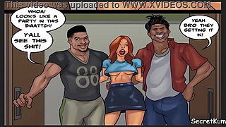 The Poker Game season three Ep. 11 - Cuckold Wifey Ass-hole got demolished by BIG BLACK COCK at fuckfest fucky-fucky Soiree