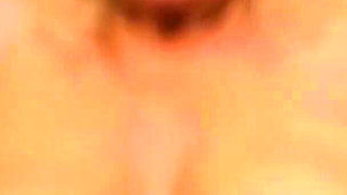 Blonde MILF with Pierced Pussy Gets Fingered by Older Man