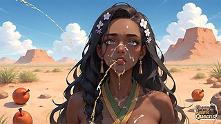 Experience Powerful Desert Oral Bang-out with Nude Black Queens in Outstanding Dark-hued XXX.