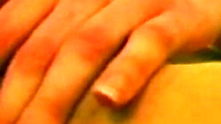 Blonde Slut Stretches Pussy Wide with Huge Bottle Insertion