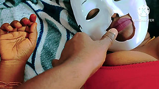 Horny Step Stepsister Gave Nice Foot Job and Step Stepbrother Fucked Her Hard Full Tamil Audio with Loud Moaning