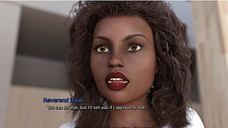 Laura Lustful secret - gameplay - roleplay - kisha pleases priest in her shop