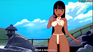 Chel hot deepthroat in the hot springs - El Dorado