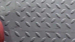 Dildo Big Balls Trampling by Beautiful Feet