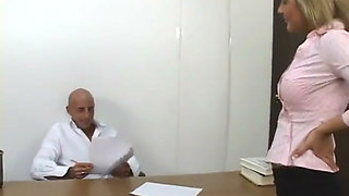 Naughty girl Sophia ass fucked in class