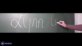 Blonde Milf Lynn Teaches Her Stepson How To Fuck His Stepmom And Make Her Cum